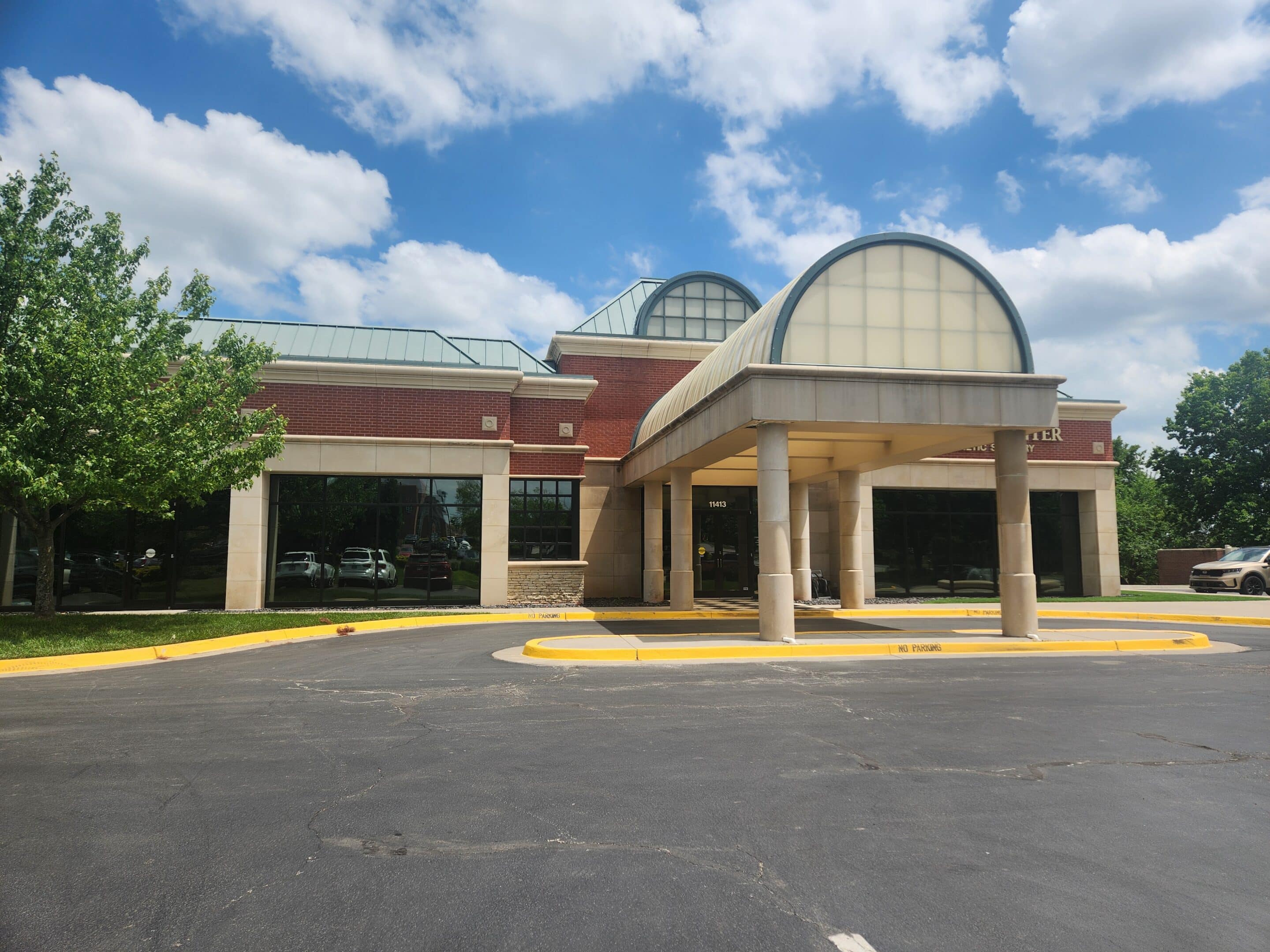 front of leawood building